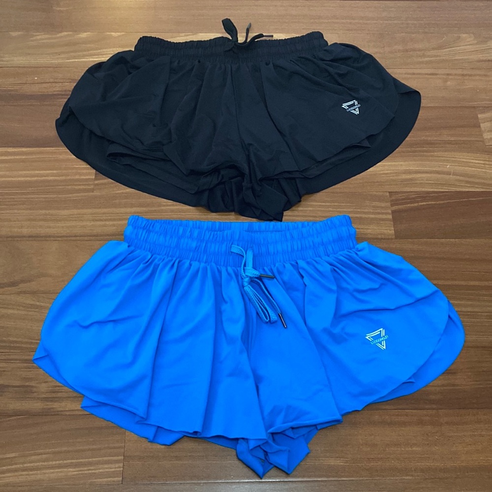 set of 2 athletic shorts